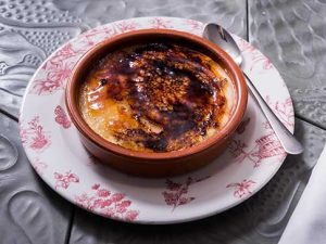 Crema catalana del restaurant Cullera de Boix